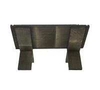 Milisten Crèche de Noël en Bois Massif pour Bébé Jésus, Mangeoire Traditionnelle Sculptée, Décoration Religieuse Authentique pour Maison et Église, Accessoire de Nativité Solide