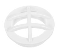 Milisten Crépine D'aspiration pour Piscine en Abs Blanc, Insert de Grille Remplaçable 1,5 Raccord Fileté, Résistance à l'eau et Produits Chimiques, pour Ligne de Retour
