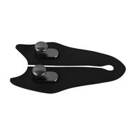 Milisten Crochet Siège Auto Double Alliage Zinc et Cuir PU Design Aile pour Appui-tête Support Élégant pour Sacs Manteaux et Accessoires Femme Installation Facile pour Rangement Voiture