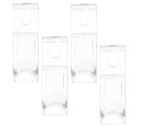 Milisten Crochets de Chaînette à Billes pour Stores Enrouleurs, Lot de 4 Vis, Guide-Cordon Robuste pour Rideaux Vénitiens et Stores d'Intérieur, Fixation Sécurisée