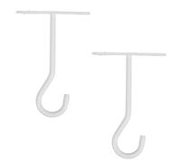 Milisten Crochets Muraux pour Plantes Suspendues Lot de 2 Sets de Crochets de Plafond Support Robuste pour Jardinières Lanternes et Décorations Extérieures pour et