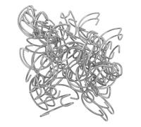 Milisten Crochets Porte-Cage en Acier 40 Pièces pour Cages à Oiseaux et Lapins, Accessoires d'Élevage Pratiques pour Optimisation de l'espace et Maintien Sécurisé