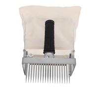 Milisten Cueille-Baies Manuel pour Fruits Outil De Récolte avec Poche Peigne à Myrtilles pour Cueillette Extérieur Outil De Jardinage pour Petits Fruits