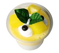 Milisten Cupcake Artificiel Faux Pudding Simulé pour Décoration de Photographie et Affichage Accessoire Réaliste pour Gâteaux et Desserts