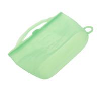Milisten de rangement en silicone nourrisson réutilisable sachets micro-ondes en silicone à vapeur pour la cuisson au micro-ondes silicone de qualité alimentaire Vert clair