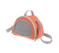 Milisten de Sortie pour Animaux de Compagnie Porteur de Rat à bandoulière de Hamster Pochette de Transport pour Hamster Trucs de Tissu Oxford Orange