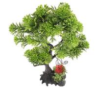 Milisten Décor Aquarium Arbre Artificiel Résistant à Usure Modèle Naturel pour Aménagement Paysager Poissons Vivants et Décoration de Bureau