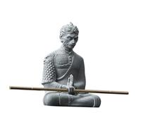 Milisten Décoration Aquarium Résine Wukong Bouddha Statue Miniature Paysage Ornement pour Petit Aquarium Betta Décor sous-Marin Naturel et Détaillé