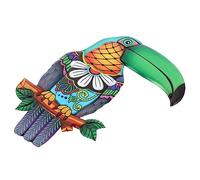 Milisten Décoration Murale Forme de Toucan Art Mural pour Salon et Chambre Accessoire Élégant pour Décoration Intérieure et Extérieure