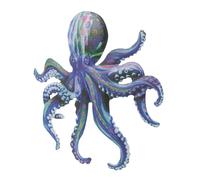 Milisten Décoration Murale Pieuvre Métal Pour Clôture De Jardin Art Mural Délicat à Suspendre Pour Décoration Intérieure Et Extérieure