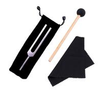 Milisten Diapason Alliage Aluminium avec Marteau Expérimental Outil Acoustique pour et Expériences Sonores Cadeau pour Guitaristes