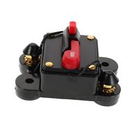 Milisten Disjoncteur Réarmement Manuel Étanche pour Audio Auto Rv Bateau Protection Surcharge Court-circuit Support Fusible Voiture