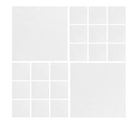 Milisten Disques Déshumidifiants 100 Pcs 3x3 Cm Fibres Végétales Alimentaires, Feuilles Absorbantes Transparentes pour Conservation Biscuits, Boîtes Chips, Filtres à Café, Stockage Sec