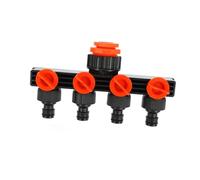 Milisten Diviseur Eau de Jardinage à Voies avec Vannes de Contrôleur Irrigation Multifonctions pour Connecteurs de Tuyau Facile à Installer et Durable