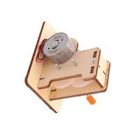 Milisten DIY Générateur Manuel Éducatif pour Garçon Fille Scientifique D Invention Bois Modèle Physique pour Apprentissage et Développement