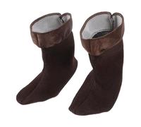 Milisten Doublures Chaudes pour Bottes de Pluie en Peluche, Semelles de Rechange Moelleuses en Coton Isolant, Taille L 43-45, Protection Thermique pour Hommes et Femmes, Confort Extérieur
