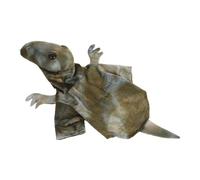 Milisten Doudoune Dinosaure pour Chien et Chat S Costume Peluche Animal Hoodie Douillet pour Animaux de Compagnie Vêtement Ludique et Facile à Nettoyer pour Jeux et Photos
