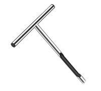 Milisten Échantillonneur de Sol Acier Inoxydable T Poignée Outil Portable pour Prélèvement Agricole et Analyse de Terrain