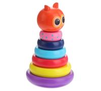 Milisten Éducatif Bois Empilable pour Garçon Fille Blocs de Construction Stables et Résistants Développement Coordination Main-œil et Créativité Jeu Montessori pour Garçons et Filles Dès