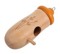 Milisten Élégante Maison en Bois pour Colibris Idéale pour La Nidification des Oiseaux Décoration De Jardin Extérieur Nichoir en Métal Facile À Suspendre