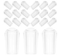 Milisten Embouts de Protection pour Crochets de Cintre 5 Mm Transparents, 200 Pcs en PVC, Capuchons pour Organisateurs D'étagères et Protecteurs D'extrémité de Fil Métallique, Adaptés