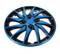 Milisten Enjoliveur pour Roue de Voiture Cache-moyeu de Remplacement Protection de Moyeu Étui de Moyeu Bleu et Noir