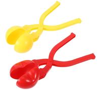 Milisten Ensemble 2 Moules à Boules de Neige et Sushi en Plastique Réutilisable Poignées pour Activités Ludiques Garçon et Filles en Hiver