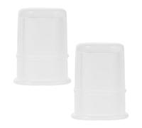 Milisten Ensemble de 2 Ventouses de Massage en Silicone Souple Transparentes pour Garçon et Filles Mini Kit Portable de Relaxation Musculaire Aspiration Réglable Outil Doux pour Massage