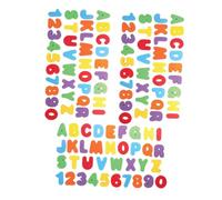 Milisten Ensemble de 3 Jouets de Bain Mousse EVA avec Lettres et Chiffres Colorés Jouets Éveil pour Garçon Fille Apprentissage Précoce Adaptés pour Bain et Piscine Jeu Éducatif pour Garçon