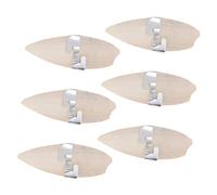 Milisten Ensemble de 6 Coffret à Mâcher Cuttlefish avec Support Métallique à Mordre pour Perruches Oiseaux et Petits Animaux et Durable et Naturel