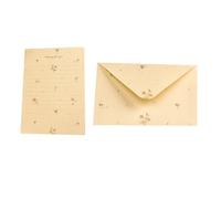 Milisten Ensemble Papeterie 20 Pièces pour Écrire Lettres Papier à Lettres Fleuri et 10 Enveloppes Assorties, Format Standard, Correspondance, Saint-Valentin, Invitations et Vœux
