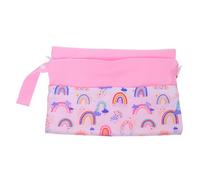 Milisten Étanche à Suspendu pour Fermeture Éclair Double Pochette Imperméable pour Couches Sèches Et Mouillées Organisateur pour Poussette