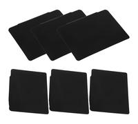 Milisten Étiquettes de Signalisation Mini Tableau Noir Lot de 6, Panneaux à Suspendre en PVC, pour Affichage Prix en Fêtes et Buffets, Écriture la Craie