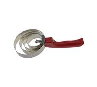 Milisten Étrille à Ressort Pour Cheval Acier Inoxydable Étrille Réversible Avec Côté Et Côté Tranchant Outil Pratique