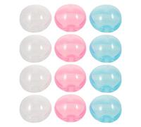 Milisten Étui à Sucette Portable en PP Transparent avec Couvercle Anti-Poussière Lot de 12 Pièces Protection Résistante aux Chocs pour Voyages et Rangement Bébé Couleurs Rose Bleu