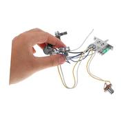 Milisten Faisceau Câblage Électronique Guitare Électrique avec Potentiomètres Volume Tonalité et Sélecteur Positions Jack Cuivre pour Musiciens et Amateurs