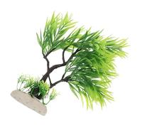 Milisten Faux Arbre Décoratif pour Aquarium Plante Artificielle Réaliste pour Décoration de Poisson Modèle de Paysage sous-Marin Naturel Sécurisé et Réutilisable Adapté Aux Petits Aquariums