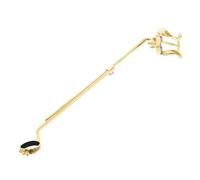 Milisten Feuille lyre tuba de marche trompette lyre et dossier à rabat lyre pour mellophone lyre pour trompette porte-musique pour clarinette lyre pour flûte trombone lyre le fer Doré