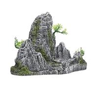 Milisten Figurine De Décoration Résine pour Aquarium Simulacre De Roche Et Paysage Aquatique Ornement De Décoration De Poisson pour Aménagement De Bassin Et Aquariophilie