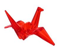 Milisten Figurine Origami Acrylique Transparent Sculpture Animal Garçon Fille Décoration Lumineuse pour Chambre Garçon Fille et Fête Anniversaire