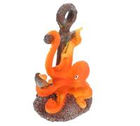 Milisten Figurine Poulpe Résine Décorative Sculpture de Bureau Artistique Ornement Original pour Aquarium et Maison Octopus et Résistant