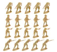 Milisten Figurines De Cowboy Miniature 5 Cm pour Déco Et Jeu Garçon Et Filles, Pack De 20 Modèles Western, Figurines De L'ouest en Matériau Robuste pour Table De Sable Et Collection