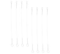 Milisten Fil à Découper le Fromage en Acier Inoxydable Lot de 8 Fils de Rechange 14,5 Cm Trancheuse à Fromage pour Usage Domestique et Professionnel Outil de Coupe Précis Beurre et Jambon