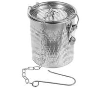 Milisten Filtre à Épices en Acier Inoxydable 10 Cm, Panier de Séparation pour Assaisonnements à Soupe, Passoire Tamis Réutilisable, Infuseur à Thé Multifonction pour Cuisson et Infusion