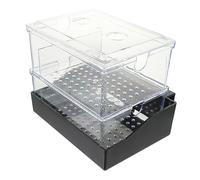 Milisten Filtre Aquarium Plastique Transparent Couches pour Tortue Boîte de Filtration Purification de Eau et Protection Pompe Accessoires Filtration Maison