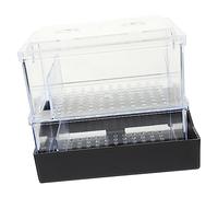 Milisten Filtre pour Aquarium Tortue Compact Filtre Transparent Réutilisable pour Réservoir à Tortues avec Système De Filtration à Trois Niveaux Et Boîte De Filtration en Deux Couches