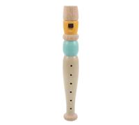 Milisten Flûte à bec en bois, flûte piccolo, à 6 trous, instrument de musique rythmique pour bébés et tout-petits, jouets musicaux éducatifs précoces
