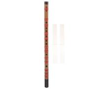 Milisten Flûte Bambou pour Débutants Instrument de Musique Traditionnel Chinois Flûte Traversière Longue Bambou Portable Léger et Facile à Jouer