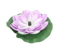 Milisten Fontaine Flottante Solaire pour Étang Fleur De Lotus Décoration De Jardin