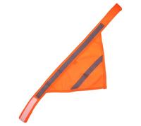 Milisten Foulard Réfléchissant pour Chiens Bandanas De Sécurité pour Animaux De Compagnie Bavoir Réfléchissant pour Chiots Orange Taille S
